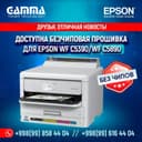 Без чиповая прошивка DE07 Epson WF C5390/5890