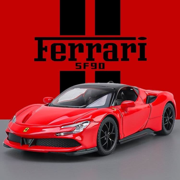 Ferrari SF901:32! Металлическая модель со светом и звуком — 1
