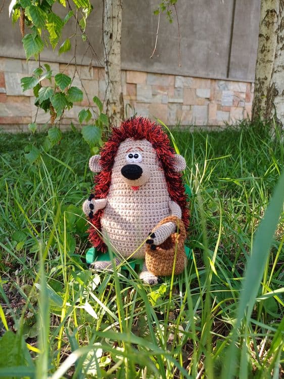 Ёжик!Авторская вязаная игрушка — 1