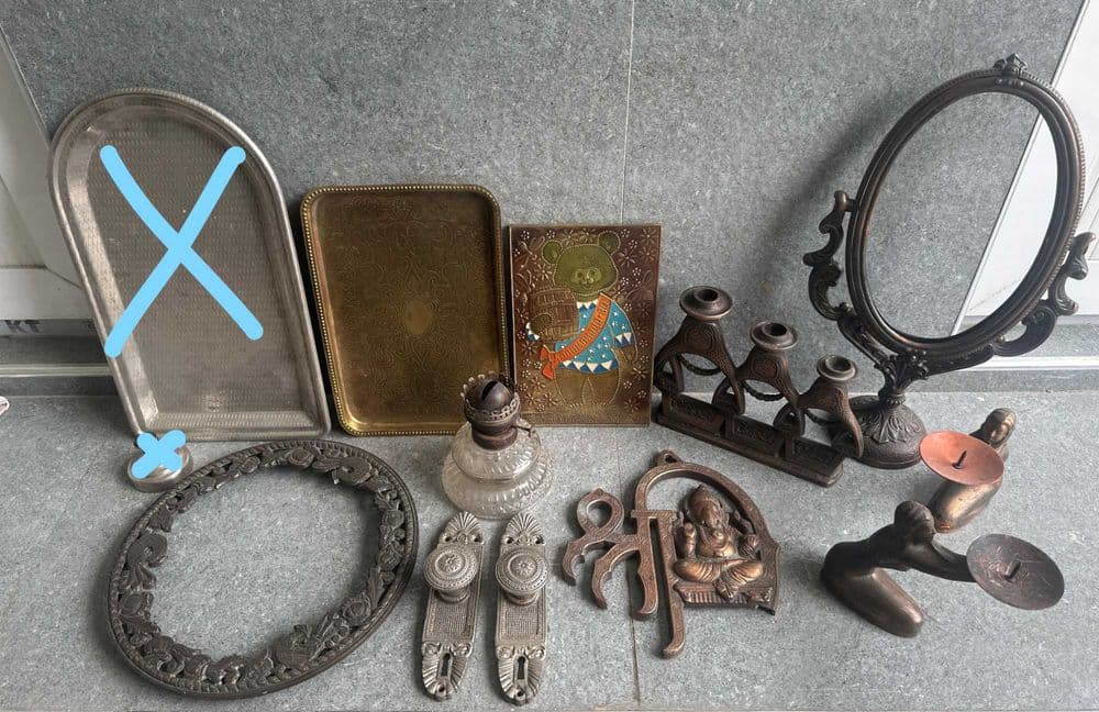 Старинные Предметы Посвечники Вазы — 6