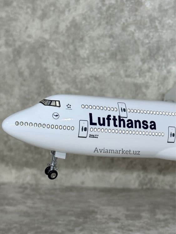 Самолет модель (BOEING-747-LUFTHANSA) с Led подсветкой — 4