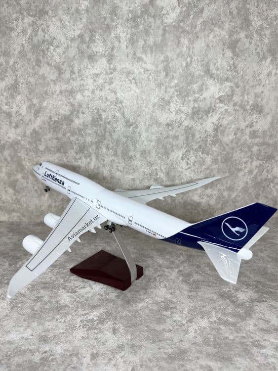 Самолет модель (BOEING-747-LUFTHANSA) с Led подсветкой — 6