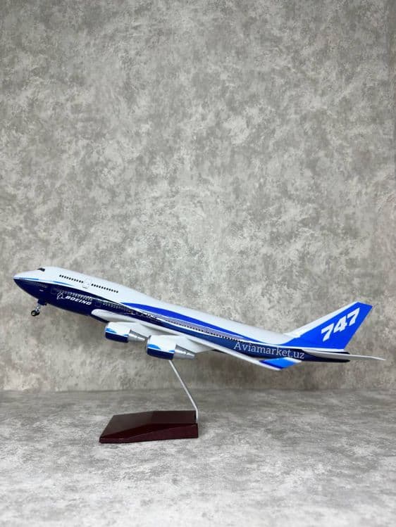 Самолет модель ( BOEING-747 с LED подсветкой ) подарок Авиатору — 2