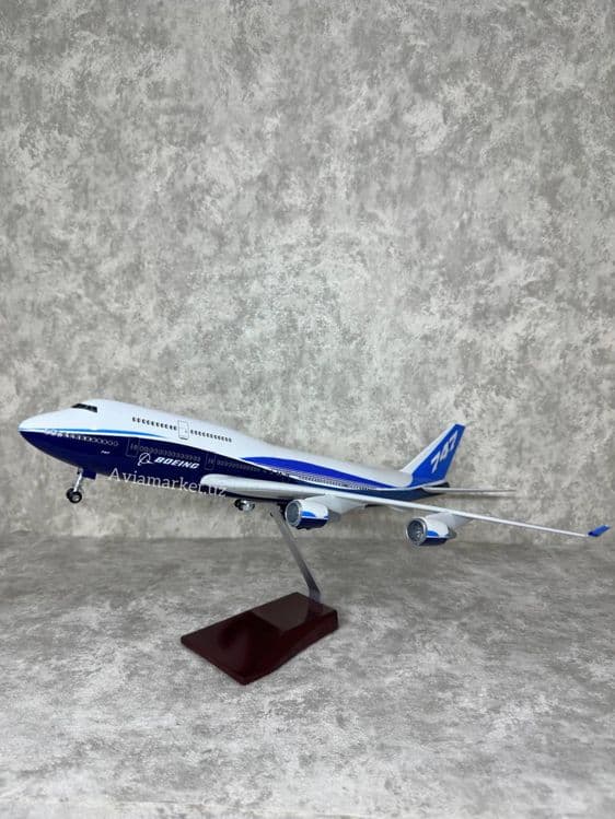 Самолет модель ( BOEING-747 с LED подсветкой ) подарок Авиатору — 3