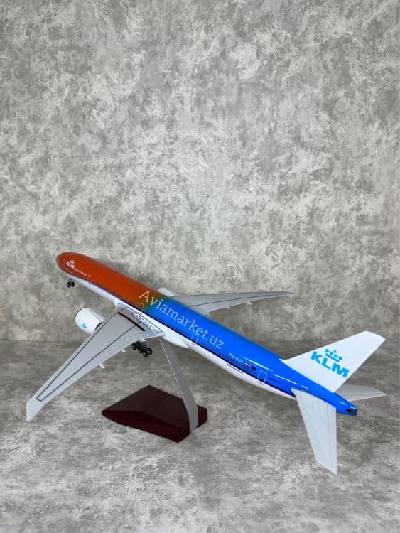 Самолет модель (Boeing-777-300) KLM с LED подсветкой — 4