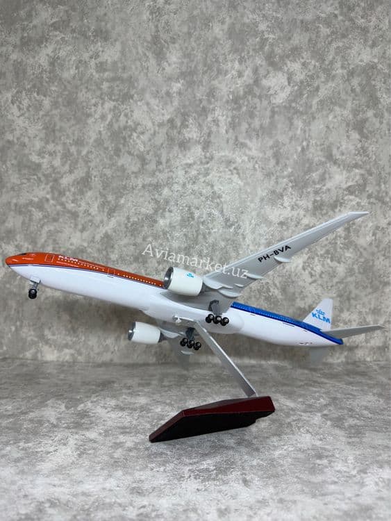 Самолет модель (Boeing-777-300) KLM с LED подсветкой — 7