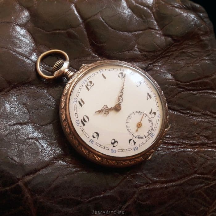 Старинные карманные часы серебро 0.800 проба, Швейцария, более 100 лет — 2