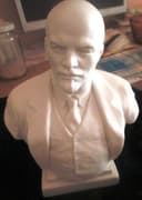 Бюст В.И.Ленина. ХХ век фарфор. ЛФЗ.