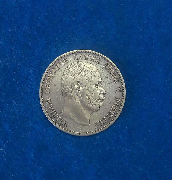 монета серебро Германия 1874год — 1