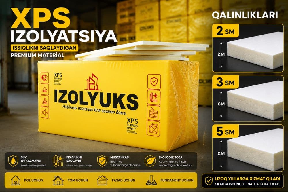 XPS (Penopleks) sotiladi | Продается Пеноплекс — 3