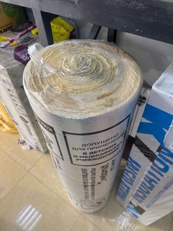 Vetonit isover 50x1200х14000 стекловата с алюминиевой фольгой фолгали — 3