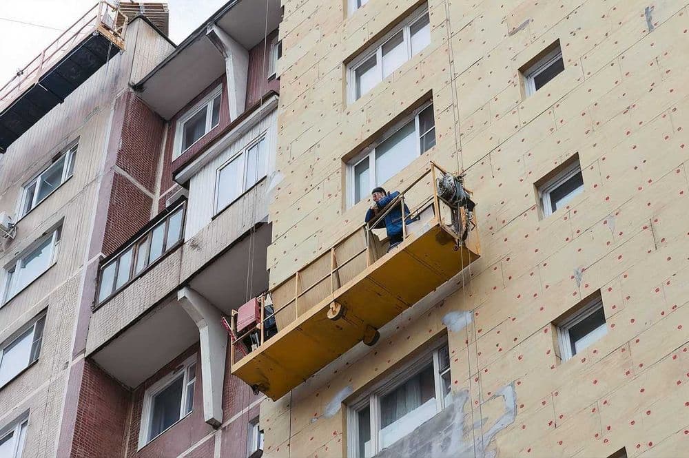 Делаем мокрый фасад Бригада фасадчики — 5