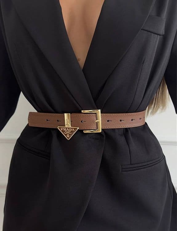 Ремни женские PRADA в трёх цветах — 2