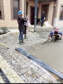 Стяжка бетонные работы заливаю двор отмостка площадка стяжки пол