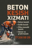 Beton kesish xizmati harqanday razmerdagi botoni kesamz arzon va sifat