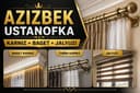 Karniz va baget o'rnatish xizmati Sirdaryo bo'ylab