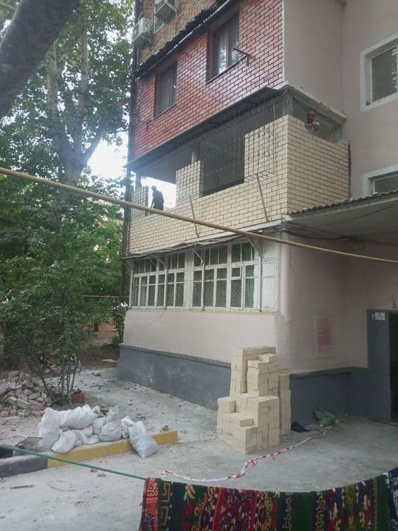 КладкаБалконаГиштКирпичБлокФасадПадрашивкаОблицовочныйКирпичомДемантаж — 2