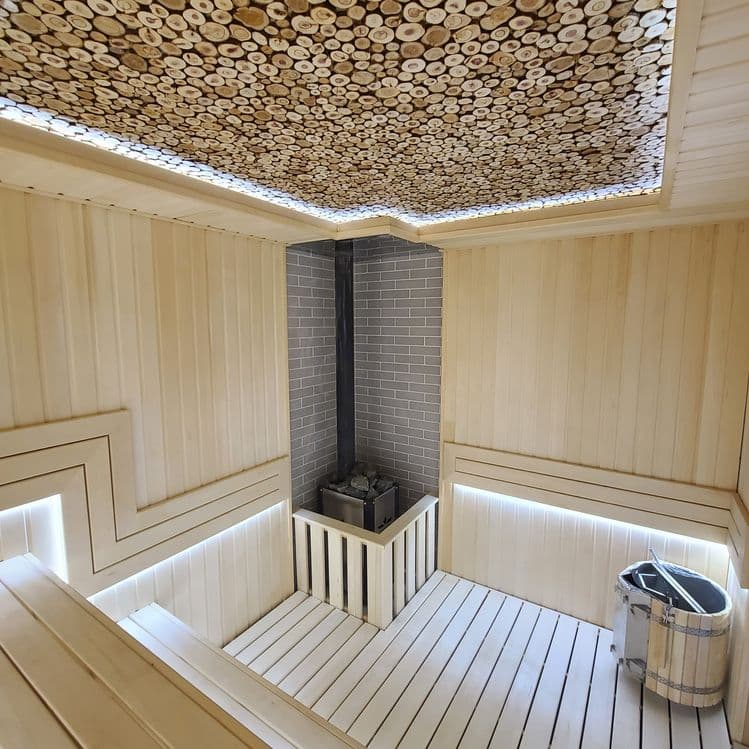 Neo klasika uslubdagi finiski va turetski sauna pod klyuch qurib bersh — 2