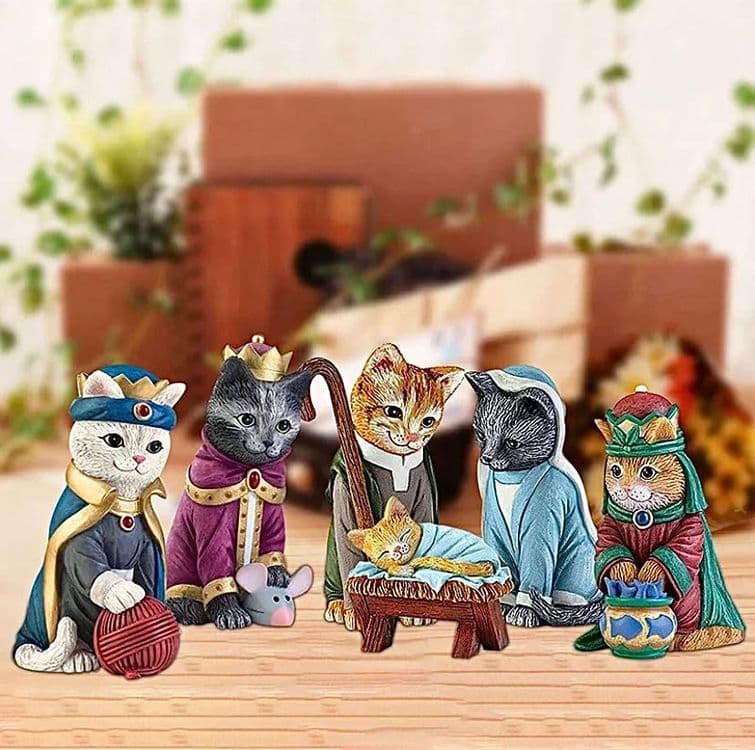 Сувенирные кошки из смолы — 1