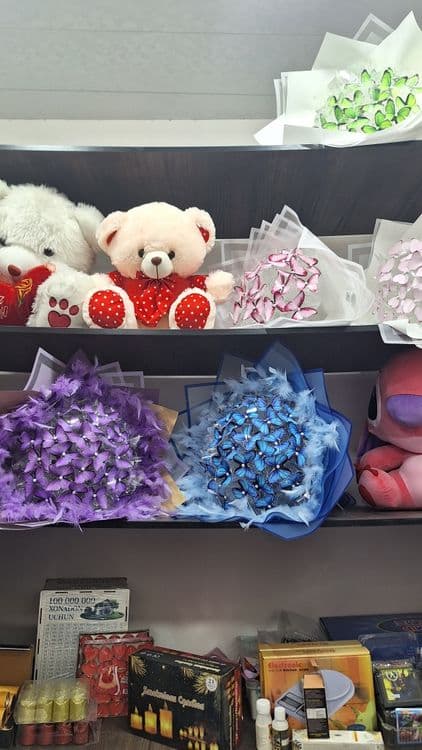 Букет из бабочек и шарик.. игрушки вариант ест buketlar  shar.oyinchoq — 6