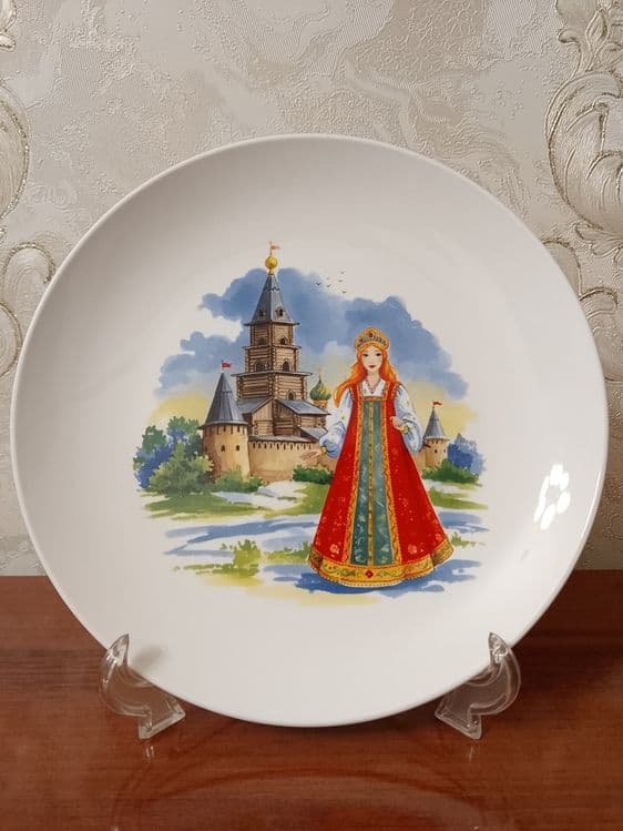 Набор тарелок "Русские сказки". Новые. — 6