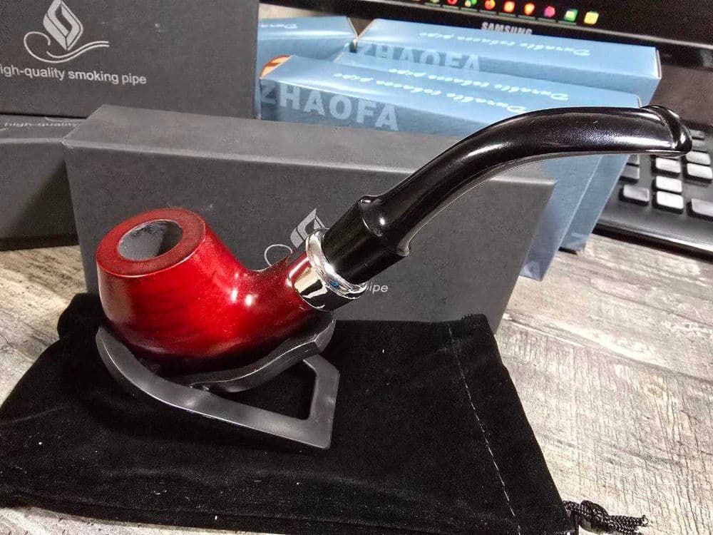 Chekish uchun trubka Trupka/ Курительная трубка из дерево Smoking pipe — 7