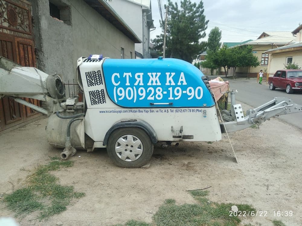Стяжка пола аппаратом из клинца по немецким технологии — 1