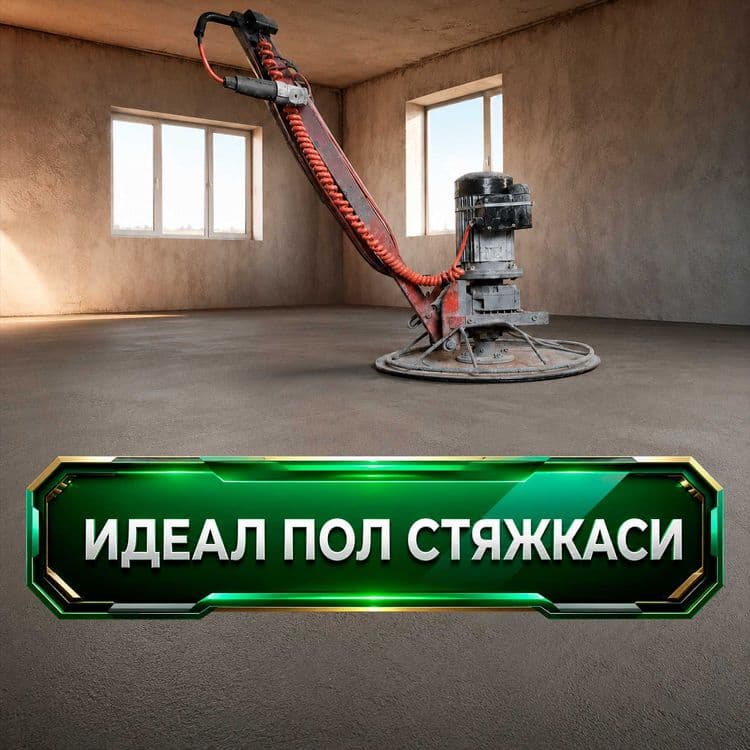 Полусухая стяжка пола под ключ | Идеал пол стяжкаси — 1