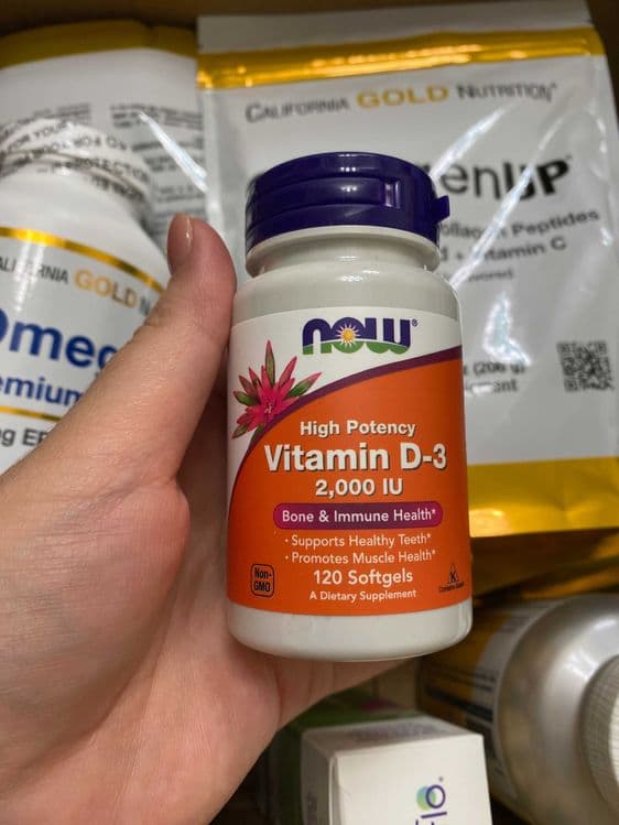 витамин D3, высокоактивный, 2000 МЕ, 120 капсул Vitamin D-3 — 1