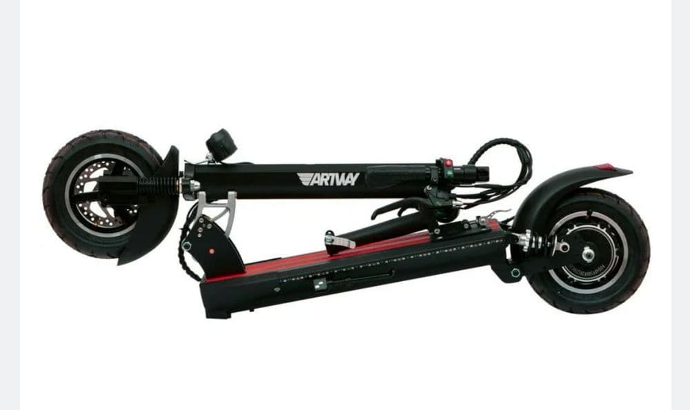 Электросамокат Artway X20, 50км/ч, до 150кг, 58км, Черный — 2