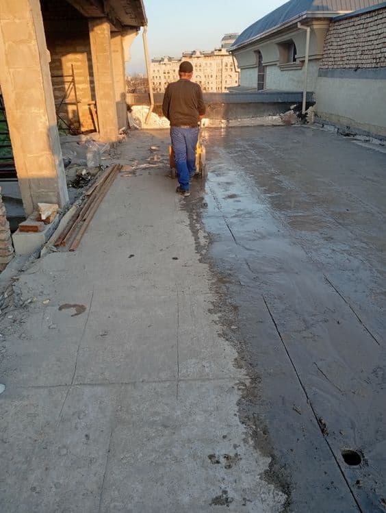 Styashka beton asfalt kesish — 2