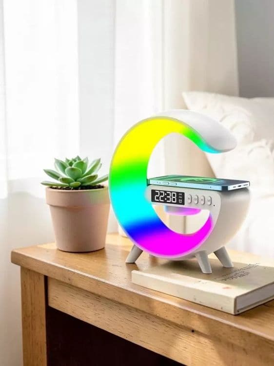 Tungi chiroq G63 Smart Simsiz Zaryadlash Lampasi + Bluetooth Suprema K — 2