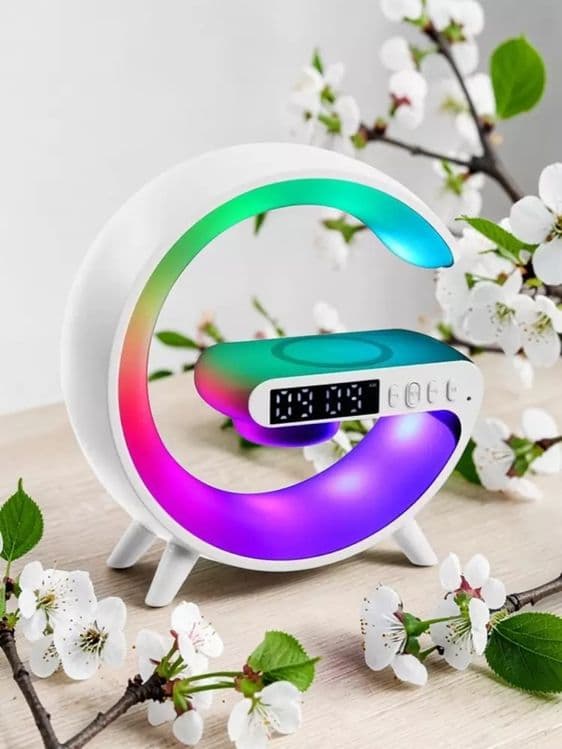 Tungi chiroq G63 Smart Simsiz Zaryadlash Lampasi + Bluetooth Suprema K — 3