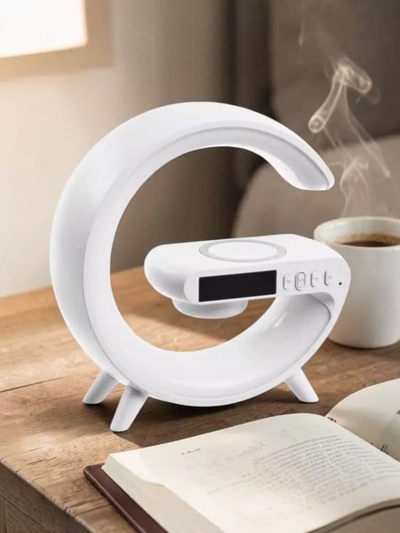 Tungi chiroq G63 Smart Simsiz Zaryadlash Lampasi + Bluetooth Suprema K — 5