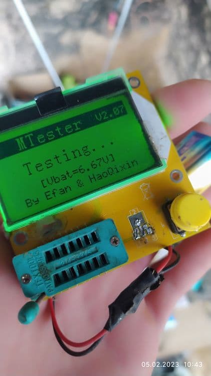 Transistor tester — 2