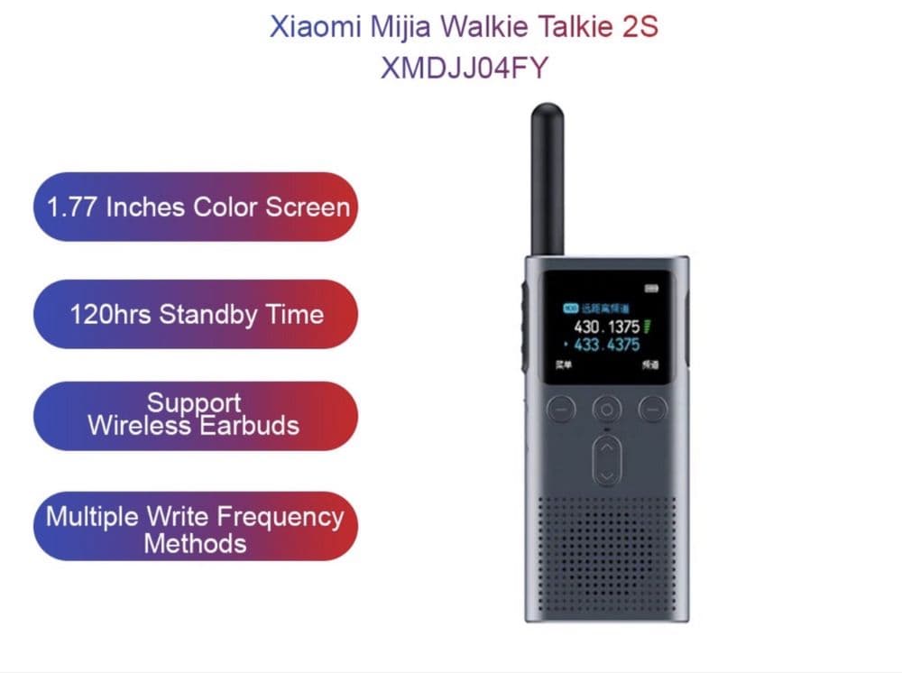Xiaomi ratsiya 1S/2S walkie talkie 2 — 6