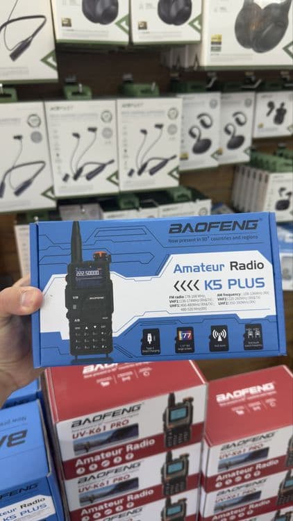 Baofeng ratsiya walkie talkie K5 plus va K61 pro — 8