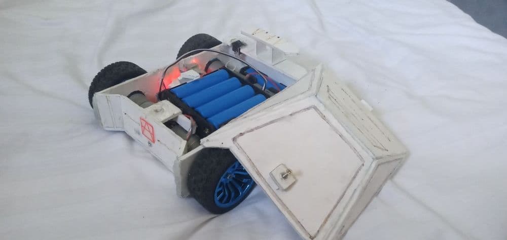 Robot futbol DC 370RPR reduktor — 1