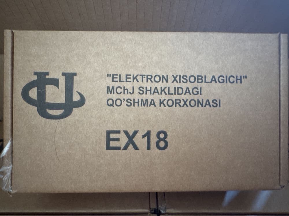 Ex 18 elektron hisoblagich — 2