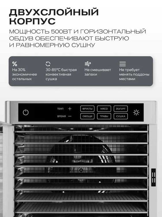 Сушилка для овощей и фруктов SATE 8 комплектов, гарантия 1 год. — 1