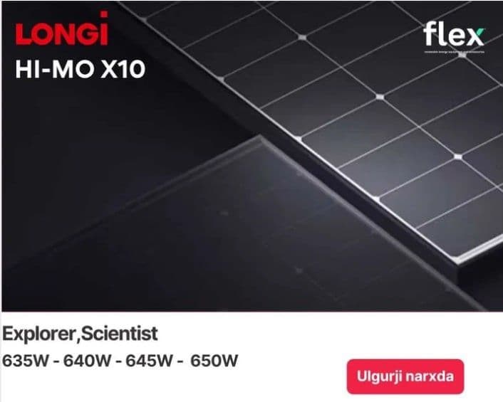 Longi Hi-Mox10 anti-dust quyosh panellari — 1