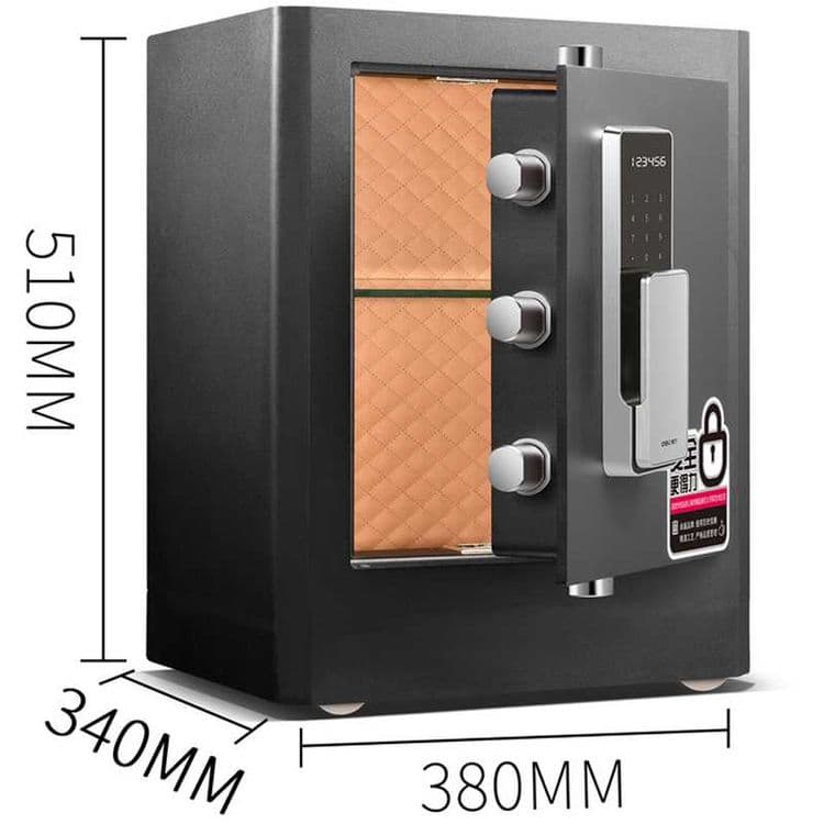 Seyf Deli Сейф Deli 4115G биометрический 510х380х340 56кг Скидки !!! — 5