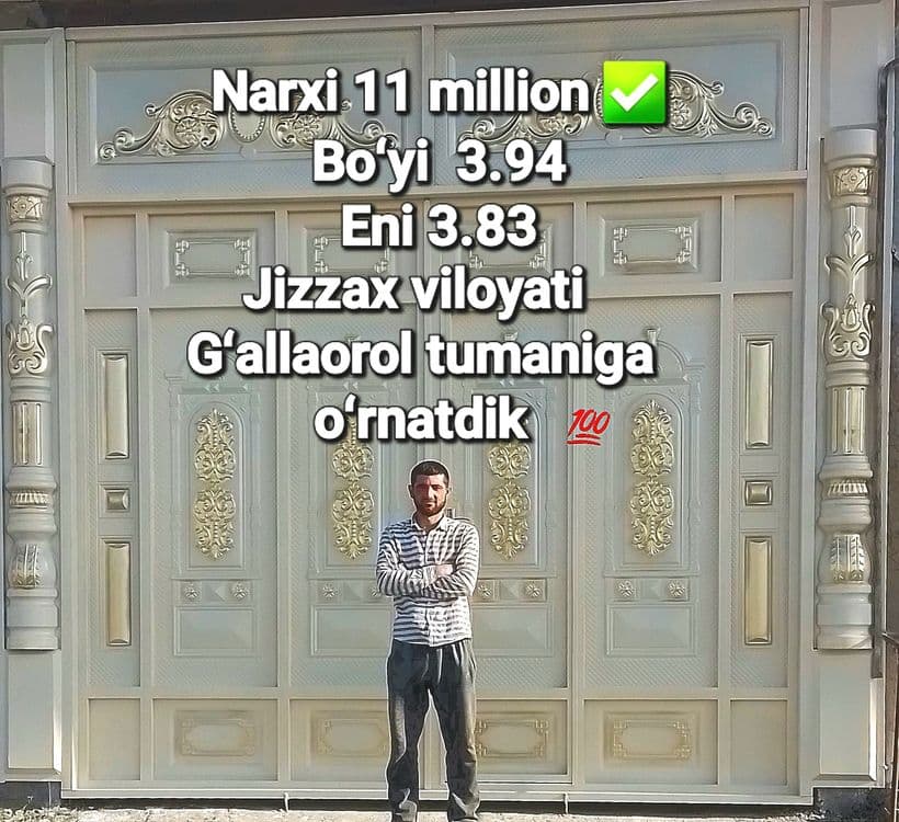 Darvoza temir eshik rishotka  naves yasaymiz svarka xizmati.  Buxoro G — 6
