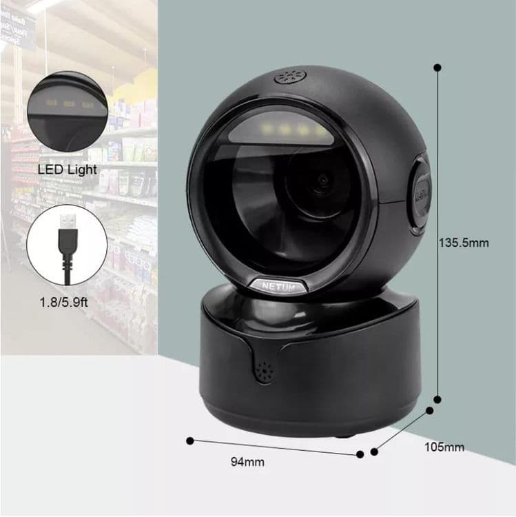 2D scanner barcode scanner, nimbot chek printer — 2