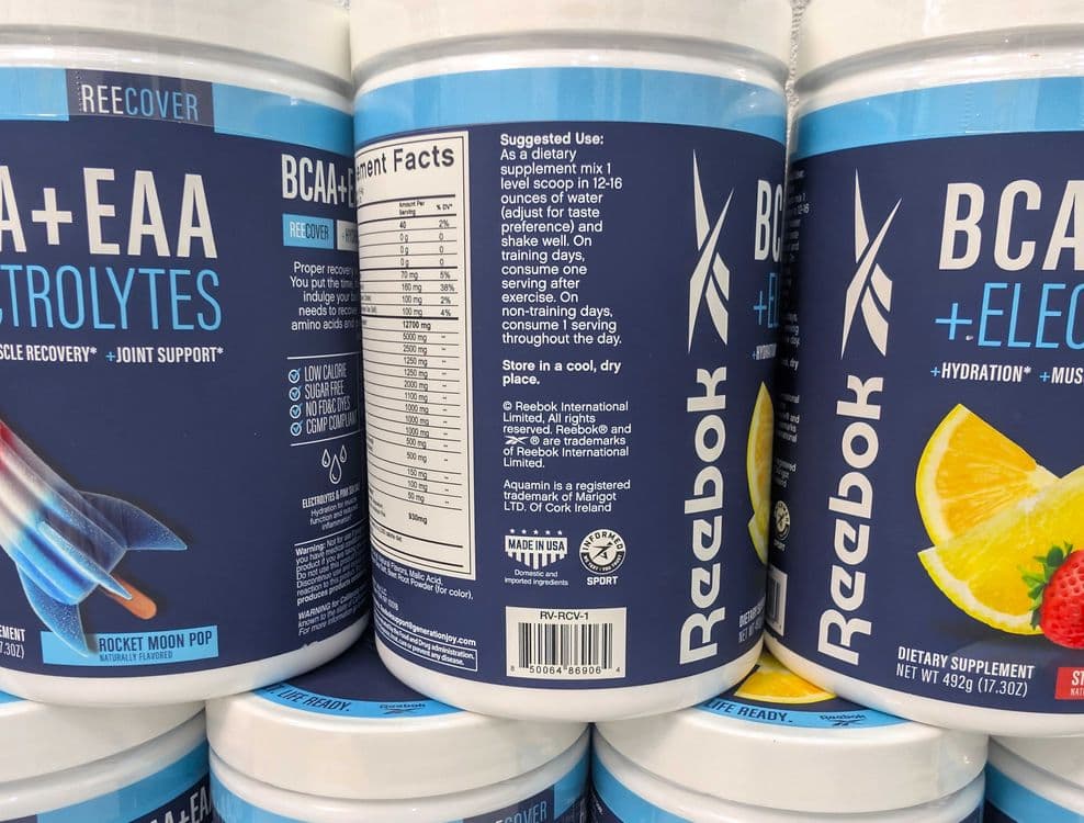 Reebok ReeCover BCAA + EAA + Электролиты Для восстанавления после зала — 5
