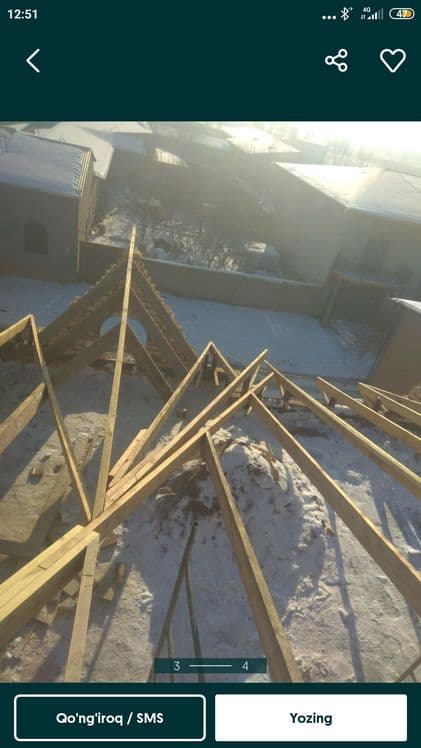 Tom yopamiz profnastil slif turba ustanofka — 4