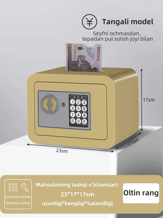 маленький сейф / kalitli seyf / kalitli seyf / сейф подарок\мини сейф — 7