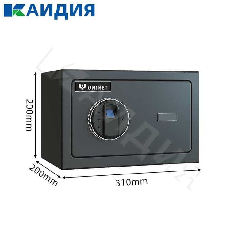 Smart seyf – WiFi сейф с отпечатком пальца, пароль+ключ, сигнализация — 2