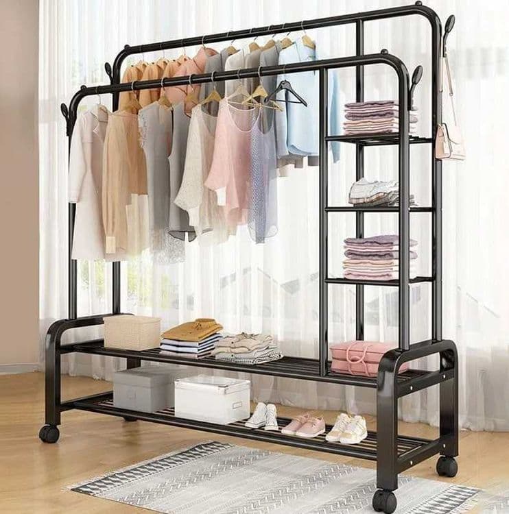 Напольная складная комнатная вешалка для одежды.G41 — 3