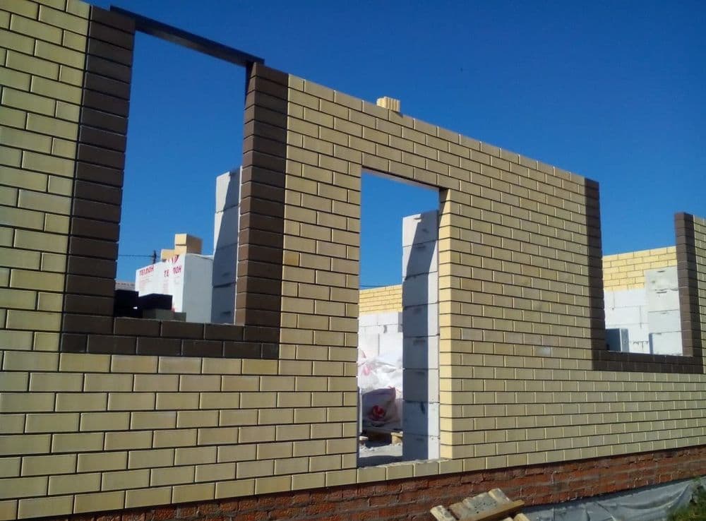 ЗаборГазаШлакаБлокФасадПодрашивкаОблицовочныйКирпичомКладкаБитонБалкон — 5